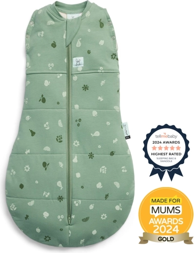 ErgoPouch zavinovačka a spací vak 2 v 1 Cocoon Sweet Orchard 2,5 TOG (0–3 mesiace, 3–6 kg)