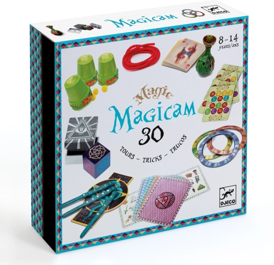 Djeco Magicam kúzelnícka súprava s 30 trikmi