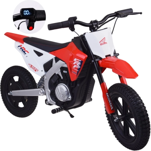 Detská elektrická motokrosová motorka Honda CRF 450RX 24 V (22 km/h) – Červená