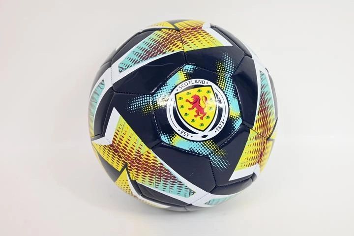 Futbalová lopta Scotland FA so špirálovým dizajnom, veľkosť 5