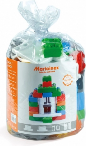 Stavebnica Tehly Junior, 40 dielov s oknami a dverami