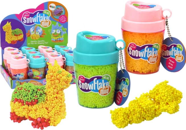 Žltá stláčacia polystyrénová hmota v tégliku