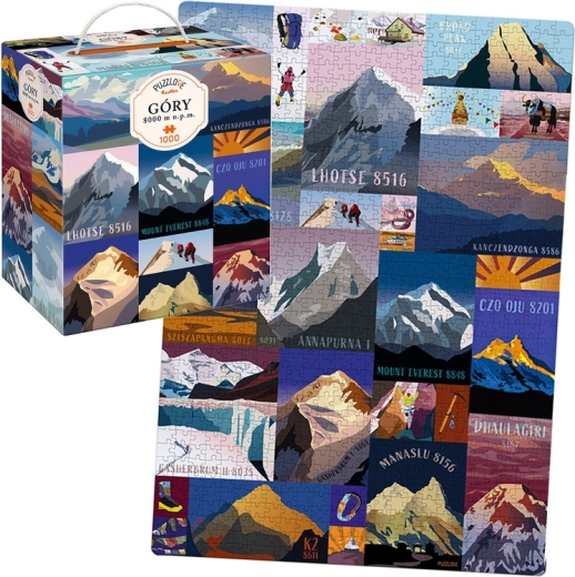 CzuCzu Puzzlove Puzzle Hory 8000 m n. m. 1000 dielikov