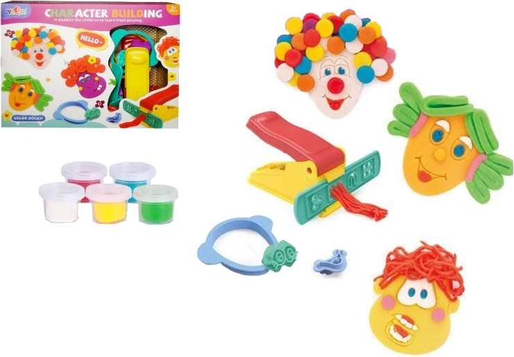 Modelína – tváre a účesy