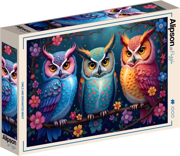 Alipson puzzle Sovy a čarovná noc 1000 dielikov