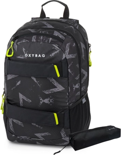 Študentský batoh s etuí OXYBAG Oxy Sport Abstract, 24 l