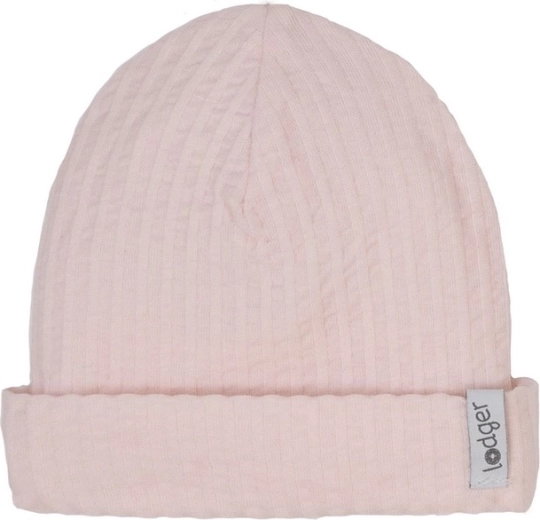 Lodger bavlnená čiapka Beanie Seersucker tan 0–6 mesiacov