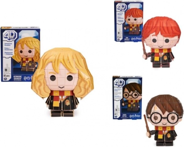 4D papierové puzzle HARRY POTTER – postavy na zostavenie