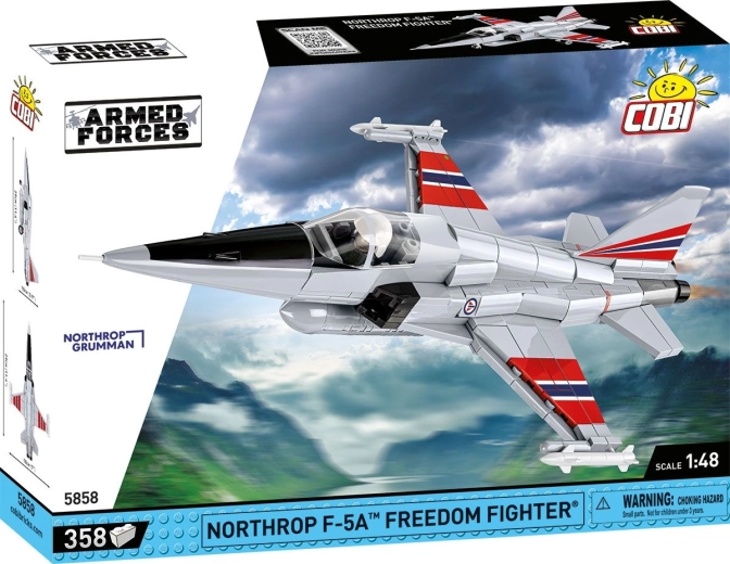 COBI Armed Forces Northrop F-5A Freedom Fighter 1:48 stavebnica lietadla (358 kociek)