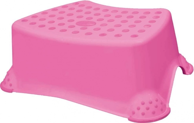 Stupienok k WC a umývadlu Little Duck tmavoružový