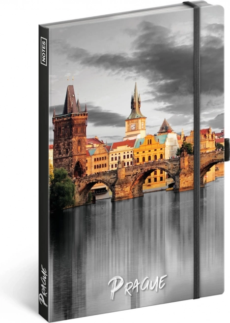 Elegantný zápisník Praha s magnetickým uzatváraním