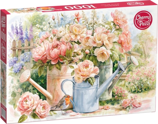 CHERRY PAZZI puzzle Nežná záhradná láska 1000 dielikov