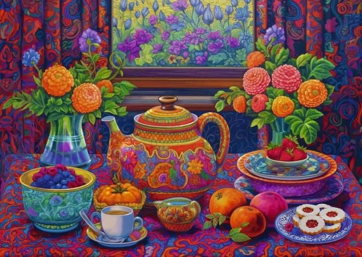 Ravensburger puzzle Čas na čaj XXL 300 dielikov