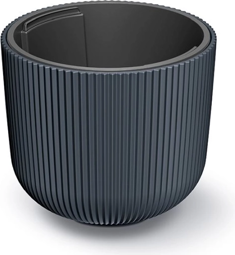 kvetináč s vložkou Milly 35 cm antracit