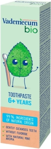 Detská zubná pasta Vademecum Bio Mint 6+ s mätou 50 ml