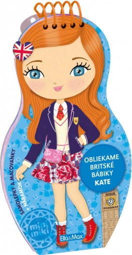 Obliekame Britské Bábiky Kate – Maľovanky