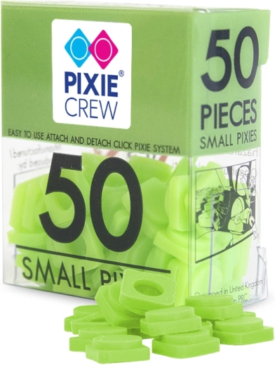 Pixie Crew malé pixely svetlozelené
