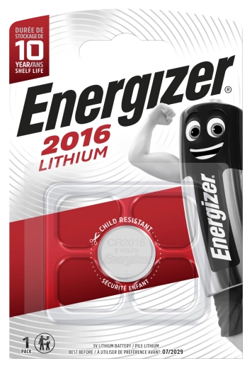 Lítiová gombíková batéria ENERGIZER CR2016 3 V 100 mAh