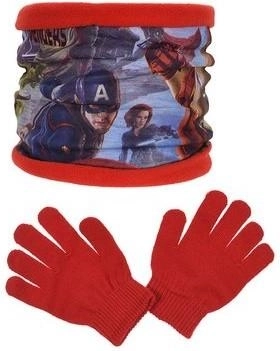 Nákrčník a rukavice Avengers – 1 kus