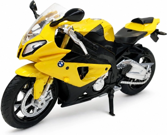 MSZ model motorky BMW S1000 RR žltý 1:12 - 1 kus