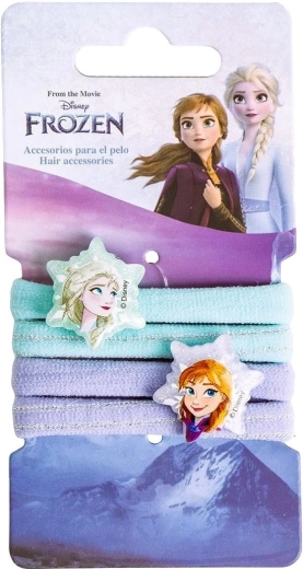 Sada gumičiek do vlasov Frozen (4 ks)