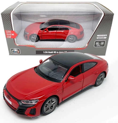 Kovový model auta 1:36 Audi RS e-tron GT so svetlami a zvukmi