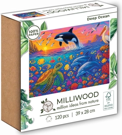 Milliwood detské puzzle Deep ocean 120 dielikov