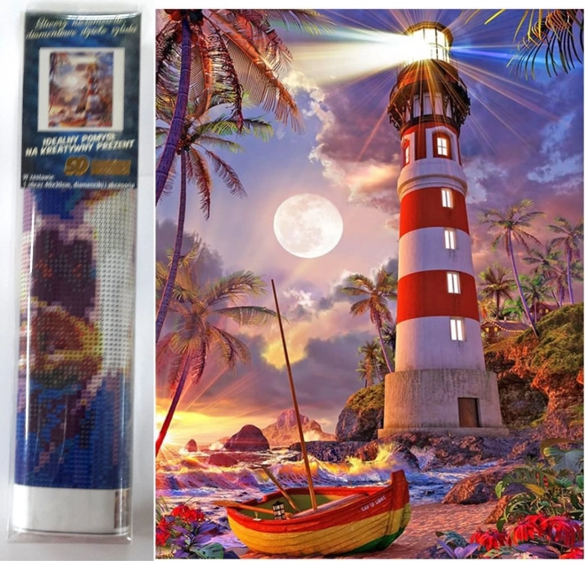 Diamantové maľovanie Maják 30x40 cm