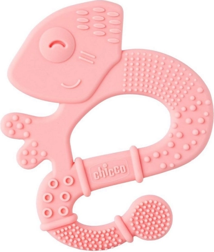 Chicco silikónové hryzátko Super Soft Chameleon ružové 2m+
