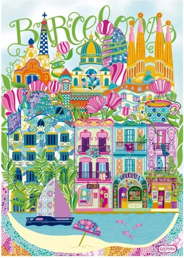 Puzzle EDUCA Car Pintos Barcelona 1000 dielikov