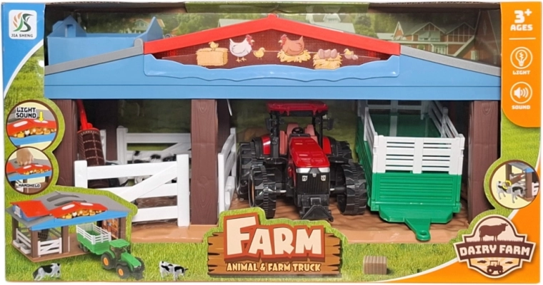 Hracia sada farma s príslušenstvom so svetlom a zvukom