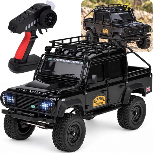 Terénne RC auto Land Rover Defender 110 4WD v mierke 1:18