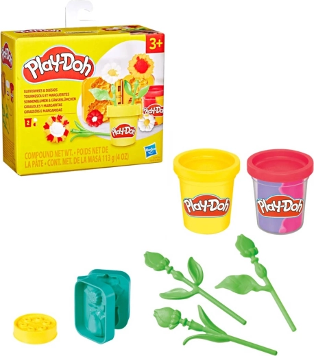 Hasbro Play-Doh malé kvetinky kreatívna sada s modelínou - 1 kus