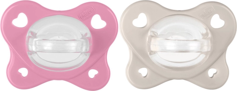 Chicco cumlíky PhysioForma Dual Soft, ružové, 6–16 mesiacov, 2 ks