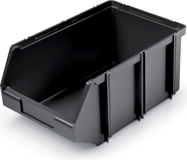 Plastový úložný box 20,5 l s možnosťou stohovania – čierny