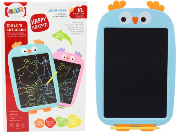 Tablet na kreslenie s motívom Vtáčika, modrý