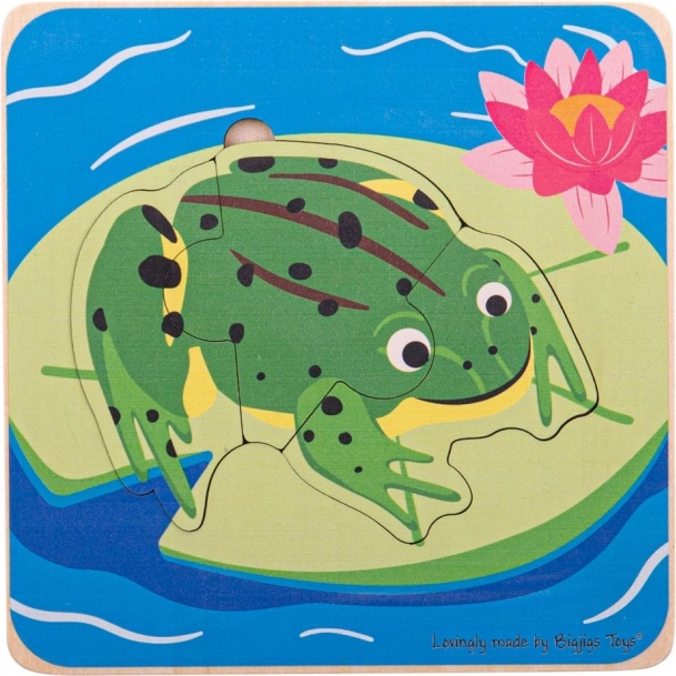 Detská skladačka Životné cykly žaby Bigjigs Toys