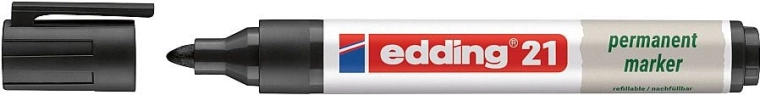 Permanentný popisovač EDDING 21 čierny