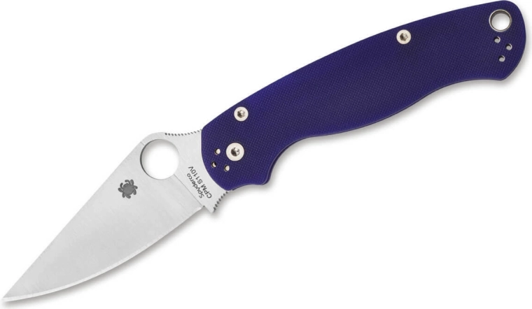 Spyderco Para 3 Dark Blue tmavomodrý zatvárací vreckový nôž 8,7 cm