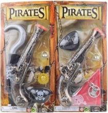 Pirátska sada pre deti s doplnkami