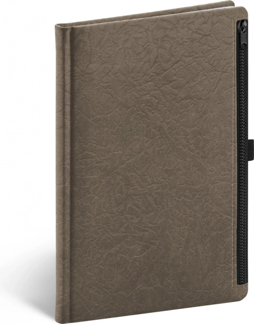 Notique notes Hardy hnedý linajkovaný 13 × 21 cm