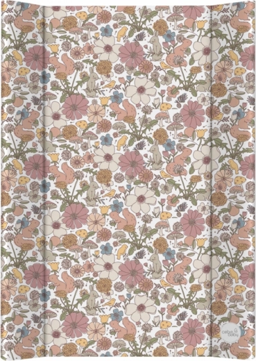 Ceba Baby prebaľovacia podložka s pevnou doskou Basic Garden 50 × 70 cm