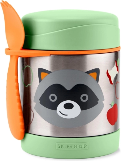 Skip Hop Zoo termoska na jedlo s lyžico-vidličkou mýval 325 ml