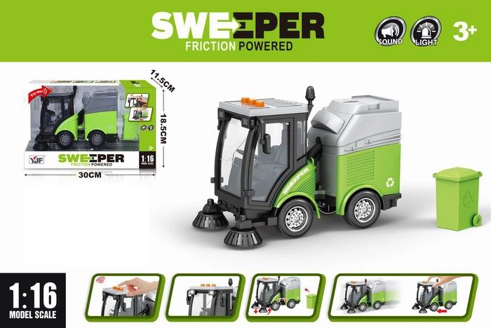 Zametacie vozidlo so svetlom a zvukom v mierke 1:16