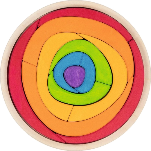 Goki evolution drevené puzzle a stavebnica Oculus - 1 kus