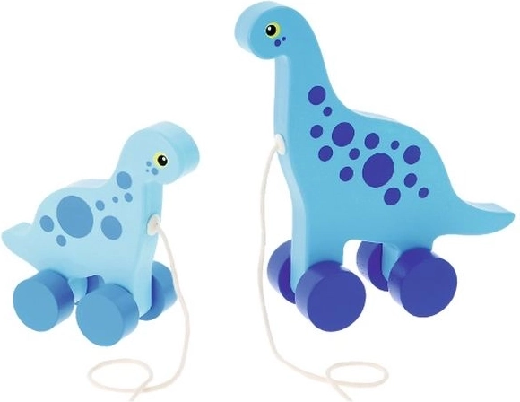 Trefl drevená ťahacia hračka dinosauri sauropod