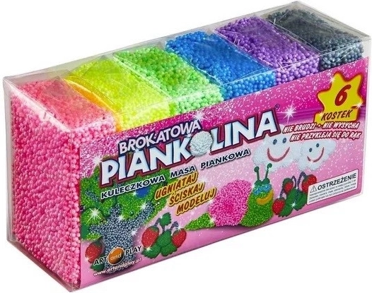 Trblietavá pena 6 farieb