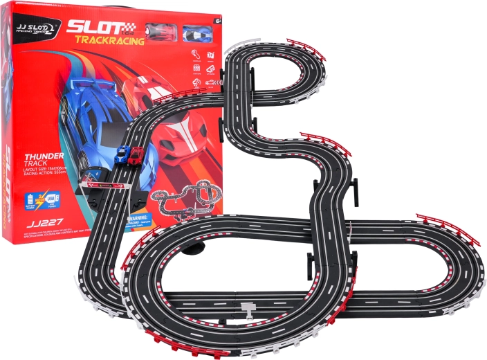 Závodná dráha Track Sport – elektrický autodráhový set 5,53 m