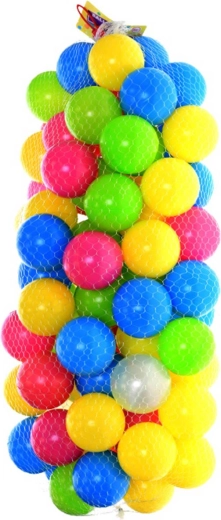 Farebné detské loptičky do bazénika 6 cm (100 ks)