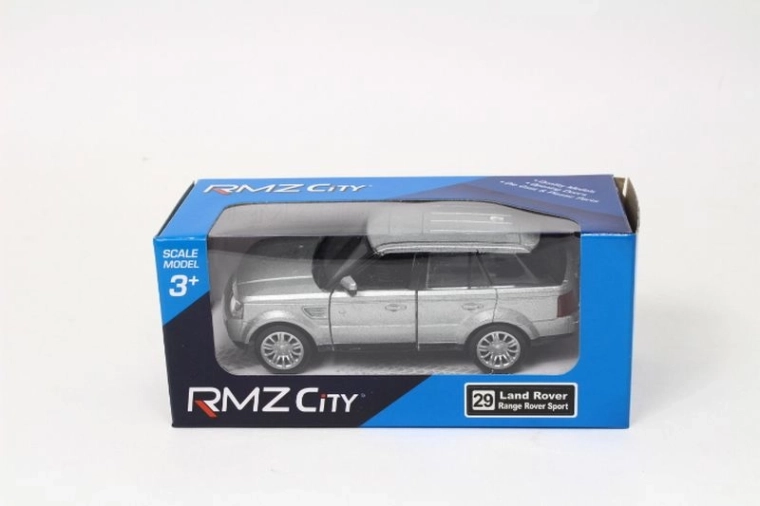 Kovový model auta RMZ Land Rover Range Rover Sport 1:32 strieborný